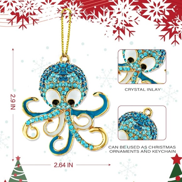 Octopus keychain ornament - Picture 2 of 6